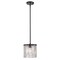 Z-Lite Glacier Pendant, 1-Light, 8.5 In.W x 9 In.H, Matte Black/Clear 1943P8-MB - alternate 1